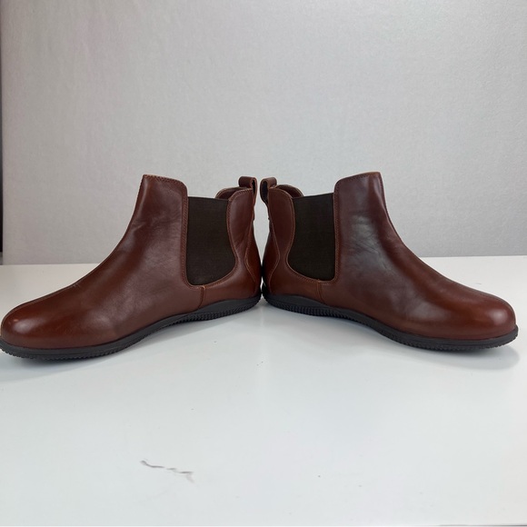 Softwalk Highland Chelsea Boots Women's Size 12W Pull-on Brown Leather Round Toe - Picture 5 of 8